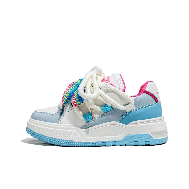 La Chapelle Height Increasing Low-Top Skateboard Shoes Women's-1