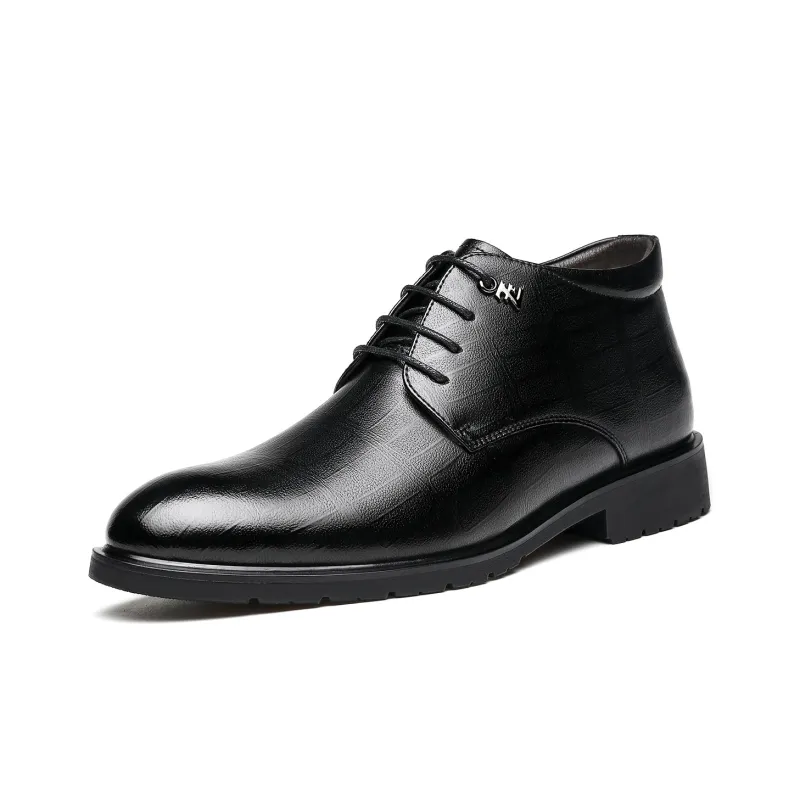 CHINT Dress Shoes Men Mid Top Black/Brown-1
