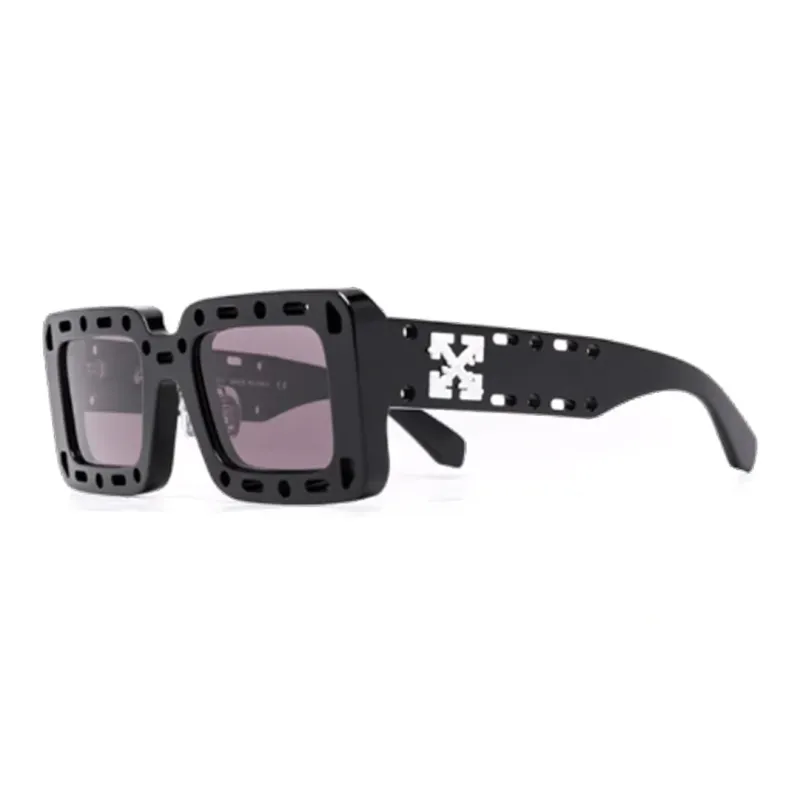 OFF WHITE Atlantic Cut Out Detail Square Frame Sunglasses-0