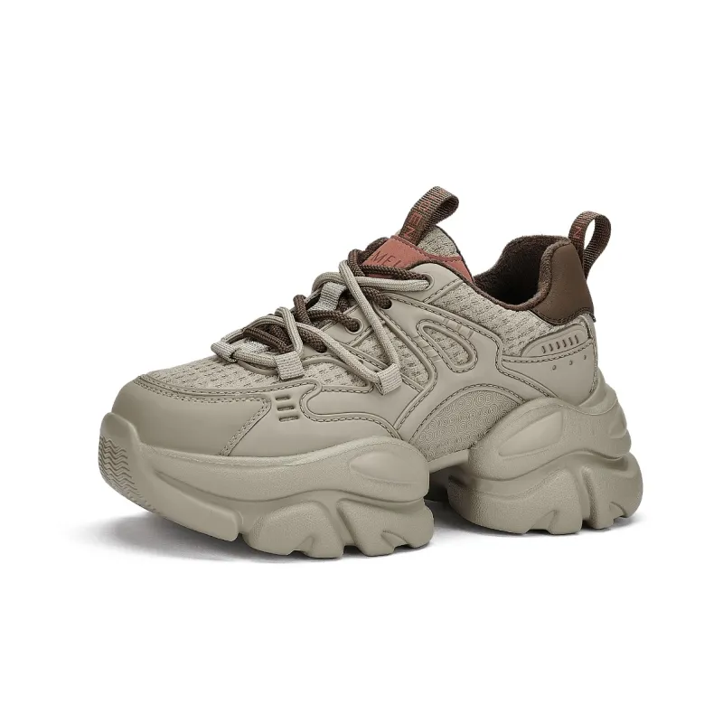 GEMEIQ Cushioning Abrasion Resistant Coverage Support Balance Low Top Chunky Sneakers 6.5cm Women's-2