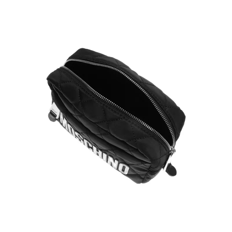 MOSCHINO Fabric Clutches Toiletry Bags Women's Black-3