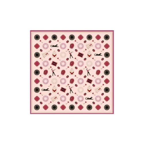 CARTIER Silk Scarves Women's Pink