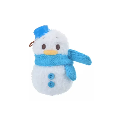 Disney Donald Duck Happy Snowman Collection Dolls Plush Pendant 11cm High