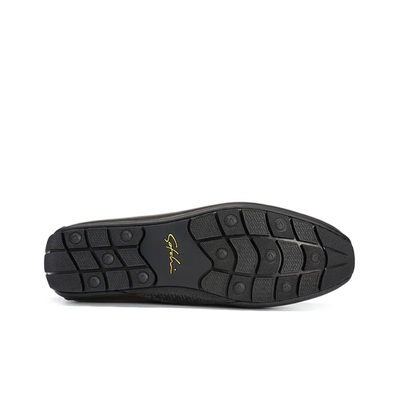 Satchi Loafers 1.5CM Men's Coffee-5