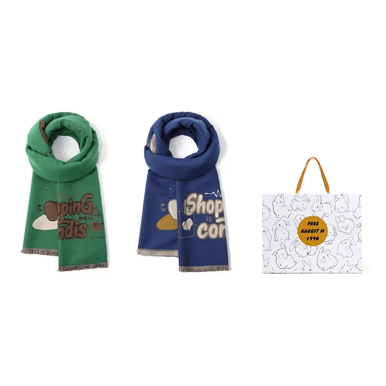 FREE RABBITⅡ Knit Scarves Unisex-13