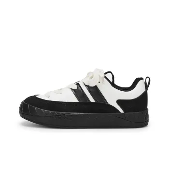 KARLIE KELLER Wear Resistant Height Increasing Low Top Skateboard Shoes Women's Black White