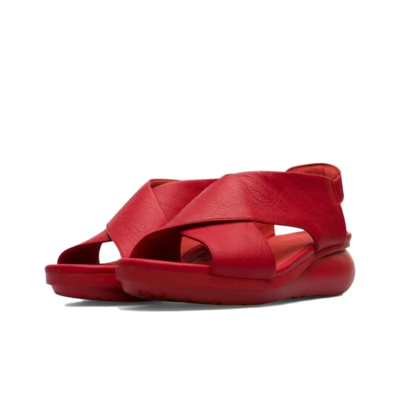 CAMPER Strap Sandals Women's Red-2