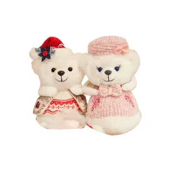 Disney 2023 Winter Duffy And Friends Snowman Series ShellieMay Set Dolls Plush Pendant 10cm Height Shanghai Disney