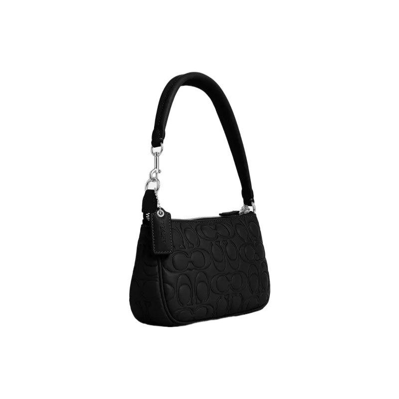 COACH Nolita Cow Leather Shoulder Bag, Handbag, Shoulder Bag Women's Black-1