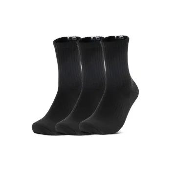 Under Armour Core Crew Mid Calf Socks Unisex 3 Pack Black