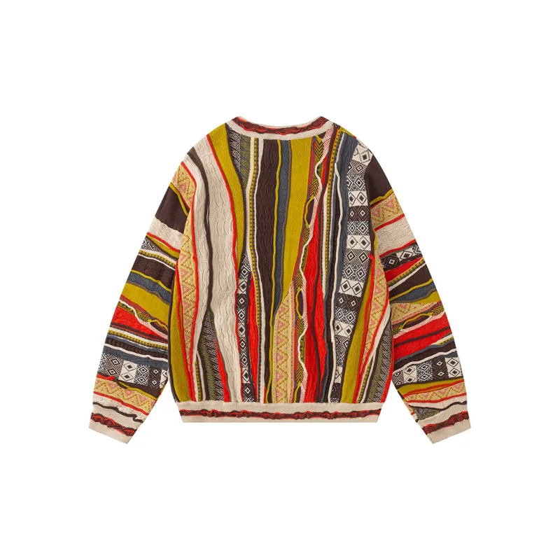 MEDRIA Knitwear Unisex Yellow Red-1