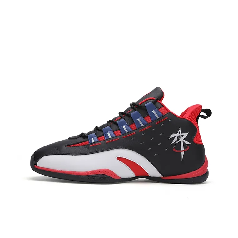 ABOVE THE RIM Cushioning Anti-Slip And Wear-Resistant Coverage Mid-Top Vintage Basketball Shoes Men's-0