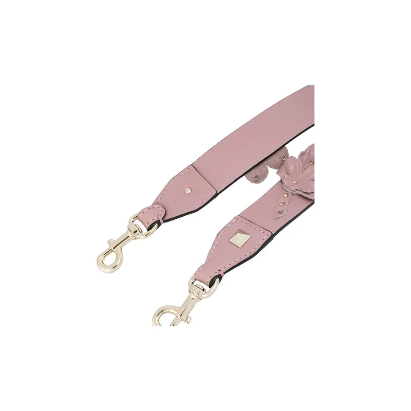 Valentino Rockstud Calfskin Bag Straps Women's Pink-1