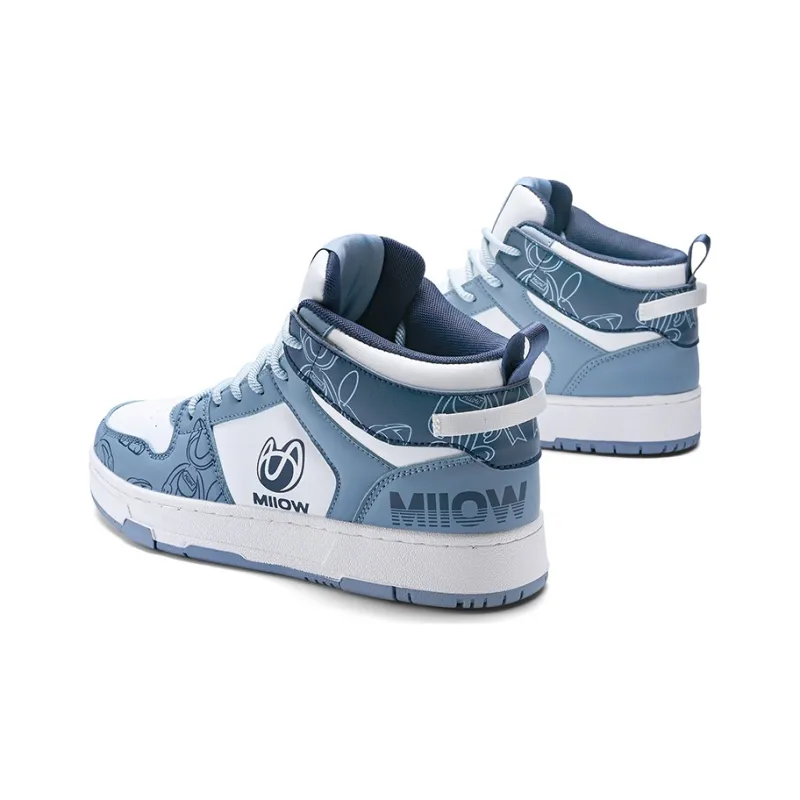 MIIOW Trend Party Series Anti-Slip And Wear-Resistant Height Increasing Coverage High-Top Skateboard Shoes Unisex-5