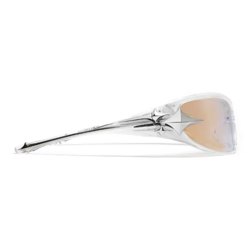 GENTLE MONSTER Third Kind Plate Frame Irregular Shape Sunglasses Unisex White-2