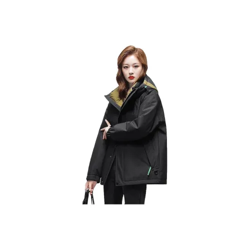 YAYA Down Jackets Women's Black