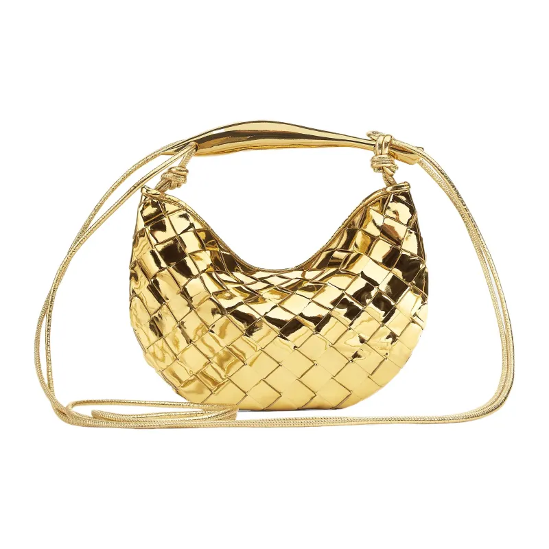 Bottega Veneta Mini Sardine Bag Gold-2