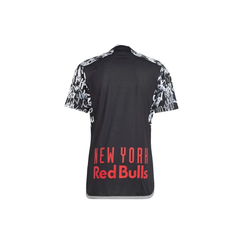 Adidas New York Red Bulls Soccer Jerseys Men Black-1