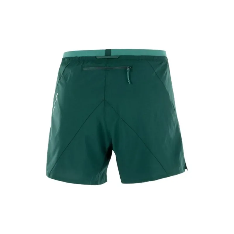 SALOMON CROSS 5'' Casual Shorts Men's Green-1