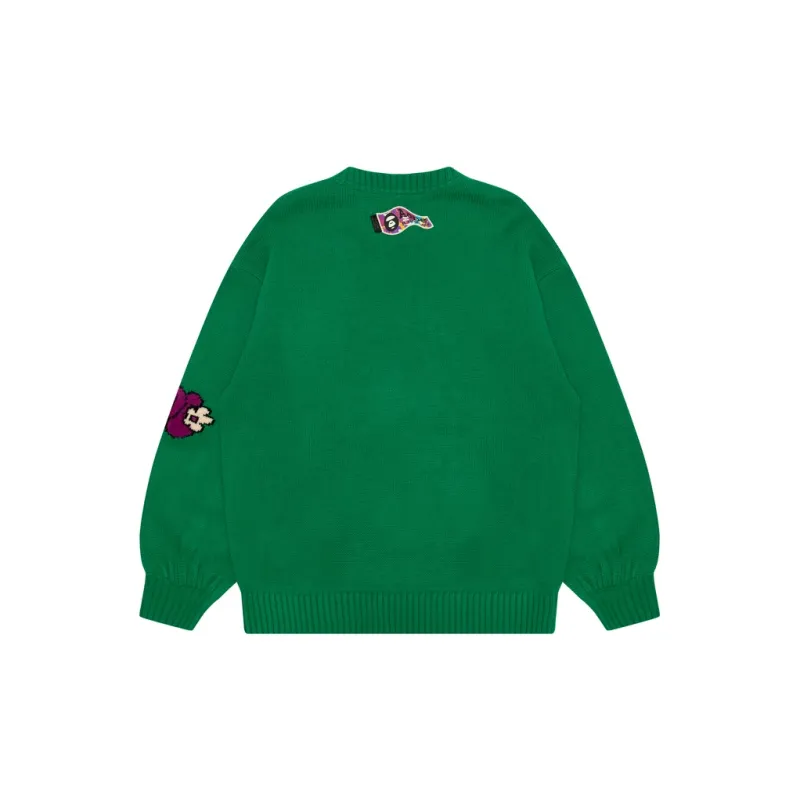 Aape Crew neck Intarsia knit Jumper-1