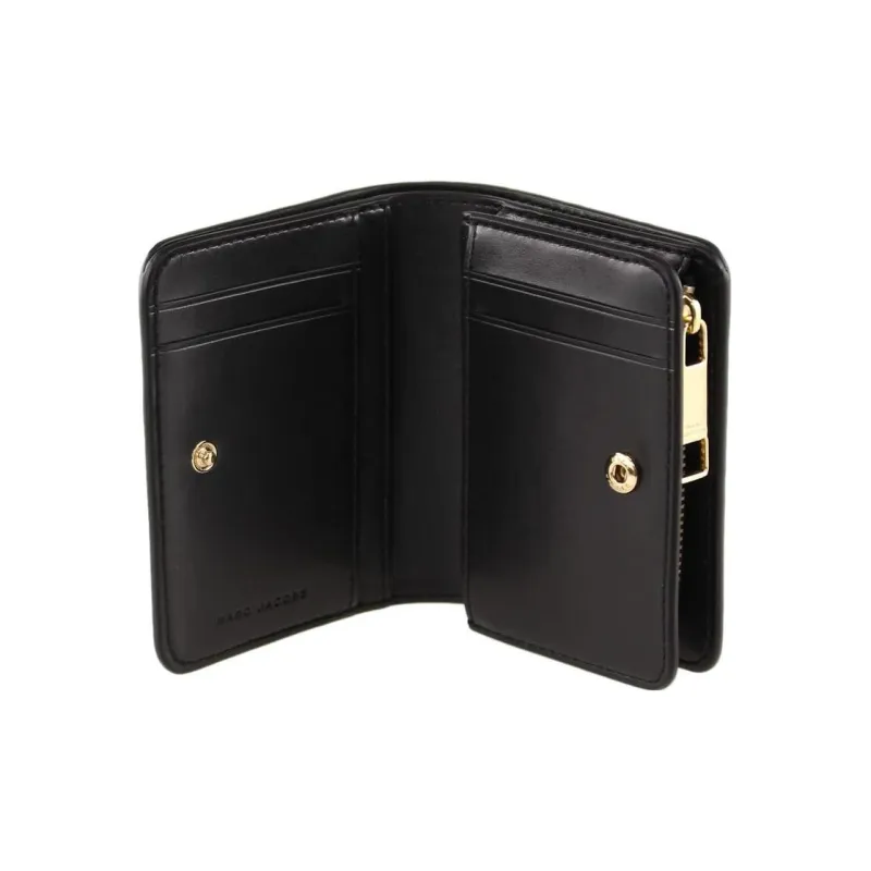 MARC JACOBS Leather Wallet Women's Black-3