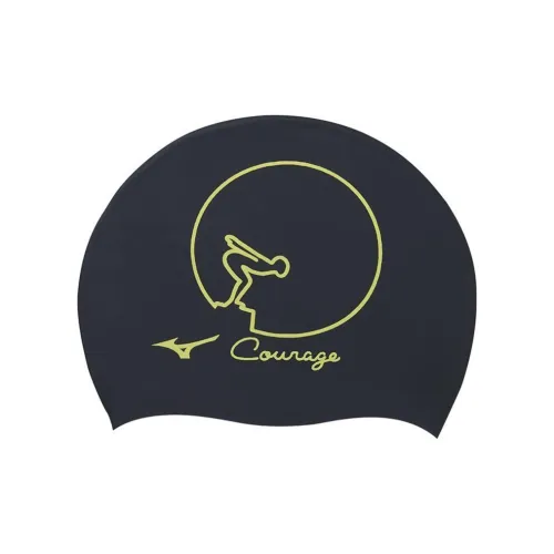 Mizuno Silicone Swimming Cap Unisex Black