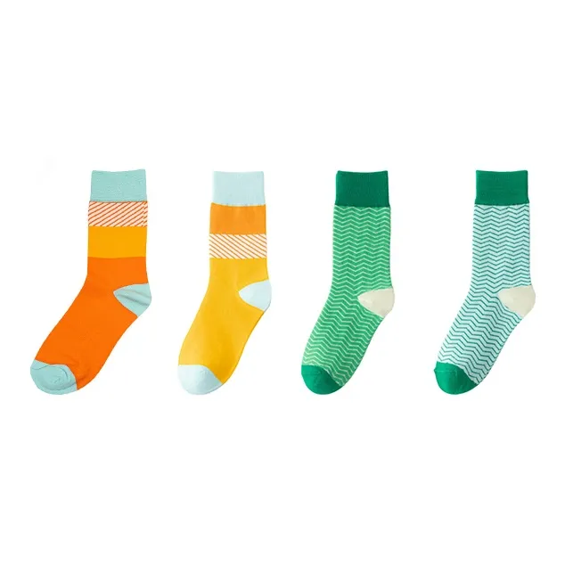 Woven Pear Unisex Mid-Calf Socks-4
