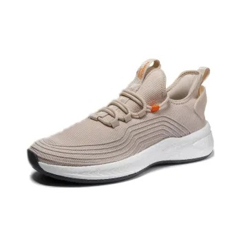 TOREAD Abrasion Resistant Low Top Running Shoes Men's Beige