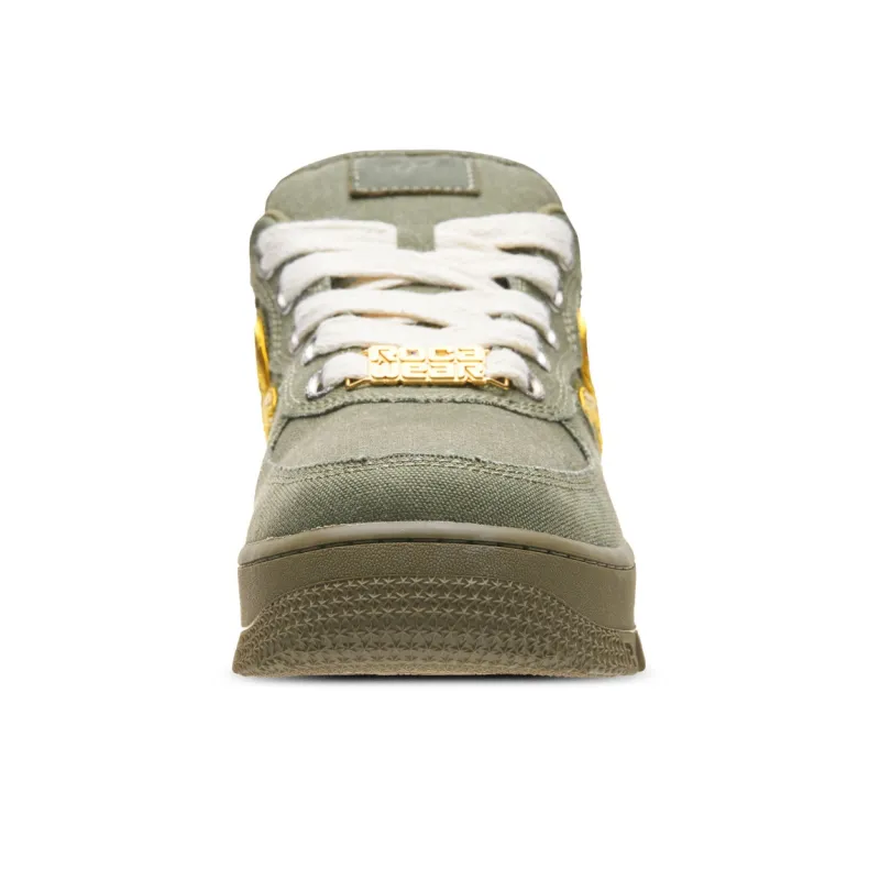 VESSEL x ROCAWEAR Non slip Lightweight Low Top Skateboard Shoes Unisex Green-4