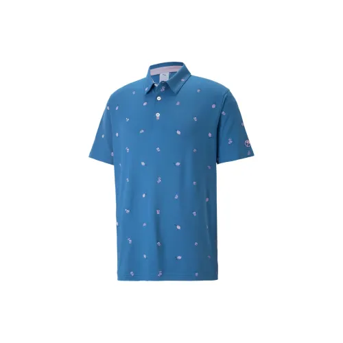 PUMA CLOUDSPUN Polo Shirts Men Blue