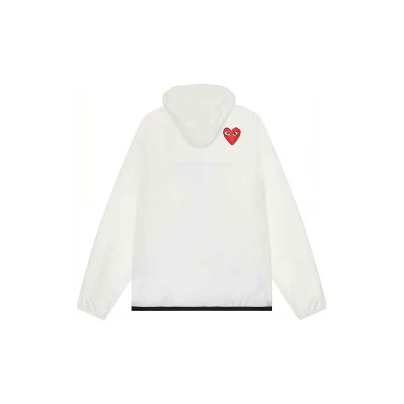 Comme Des Garcons Play X K Way Kids Full Zip Jacket-1