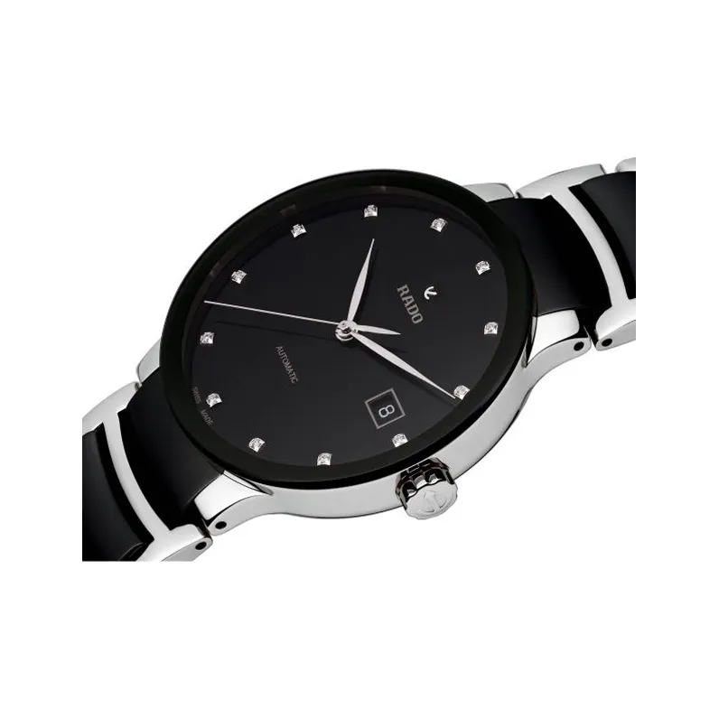 RADO Crystal Collection Automatic Mechanical Movement Men's Watches Watch 38mm Black Dial-1