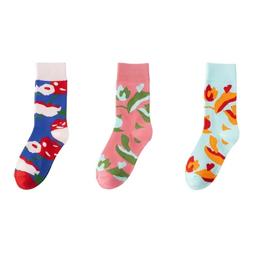 Woven Pear Unisex Mid-Calf Socks-8