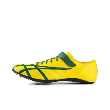 Asics Jetsprint Cushioned Wear-Resistant Breathable Low-Top Running Shoes Unisex Yellow