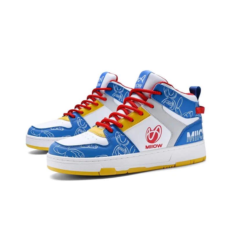 MIIOW Trend Party Series Anti-Slip And Wear-Resistant Height Increasing Coverage High-Top Skateboard Shoes Unisex-17