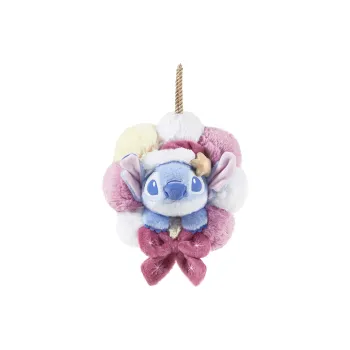 Disney Stitch Winter Day Present Collection Wreath Dolls Plush Pendant 24cm Height