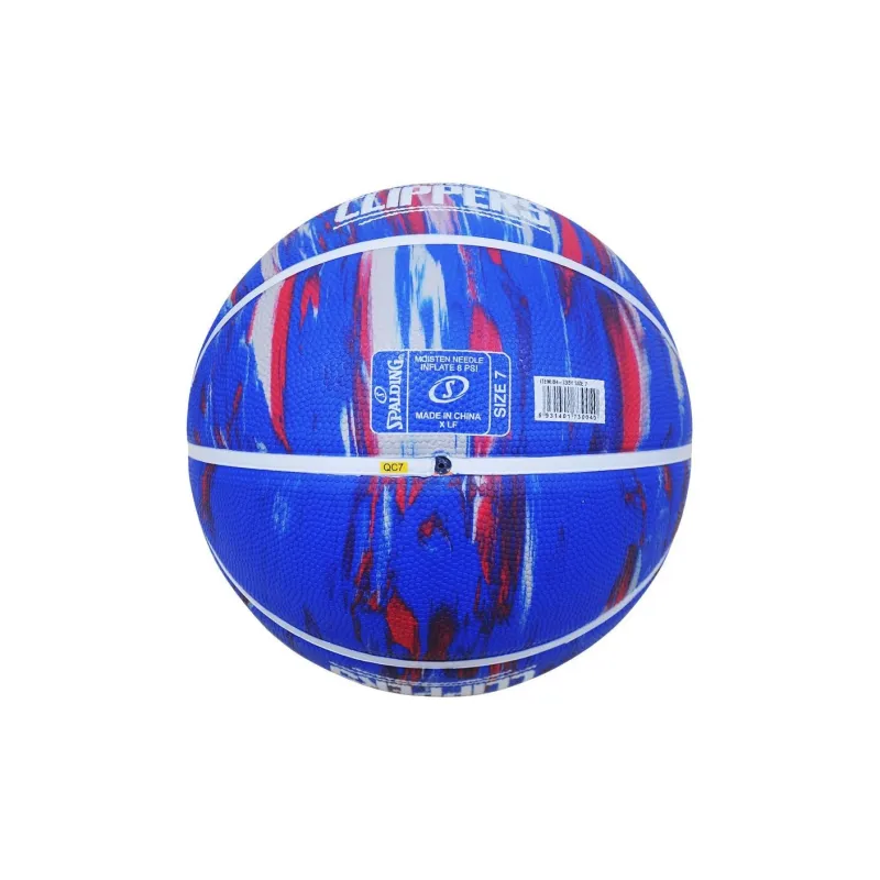 SPALDING Rubber Basketball Blue Size 7 Training-2