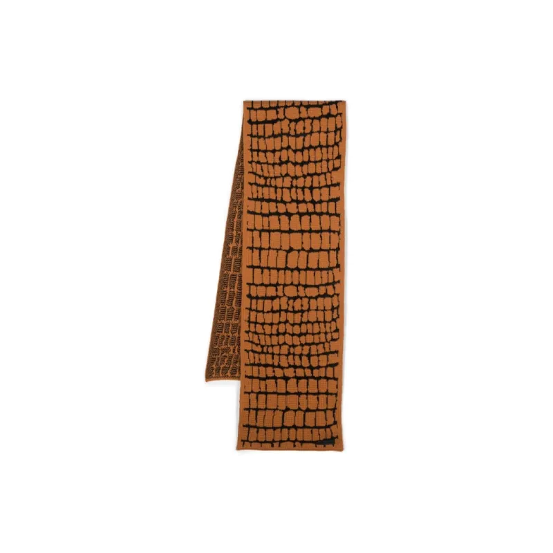 VERSACE Logo-appliqué Jacquard Scarf-0