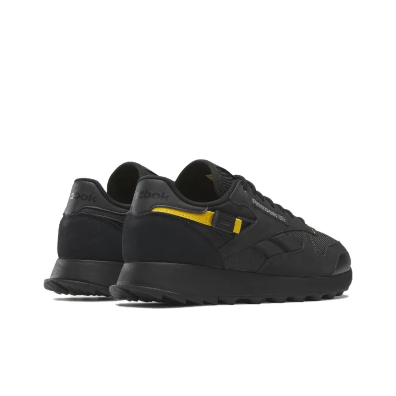 Reebok Classic Leather 'Winterized Black Yellow'-2