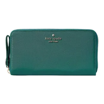 Kate Spade Chelsea Recycled Nylon Wallet Large Size Men's Deep Jade