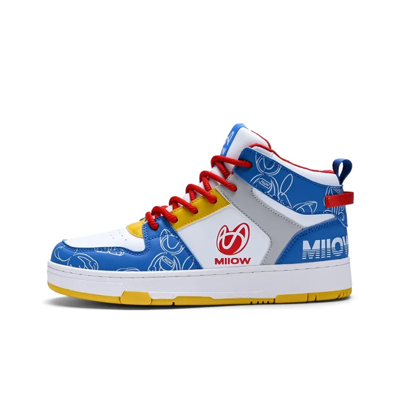 MIIOW Trend Party Series Anti-Slip And Wear-Resistant Height Increasing Coverage High-Top Skateboard Shoes Unisex-15