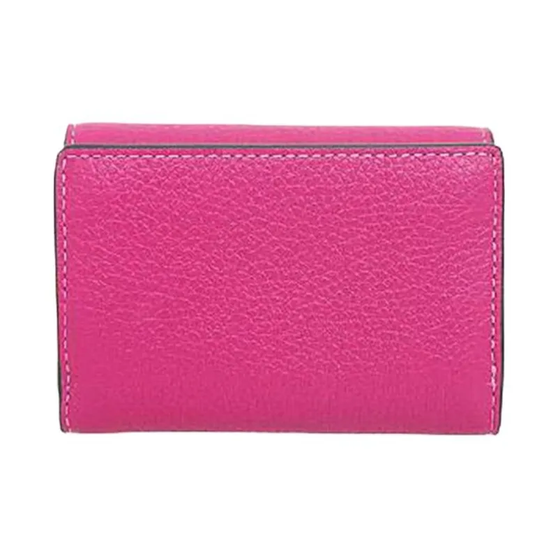 COACH Leather Wallet Mini Men's Cherry-1