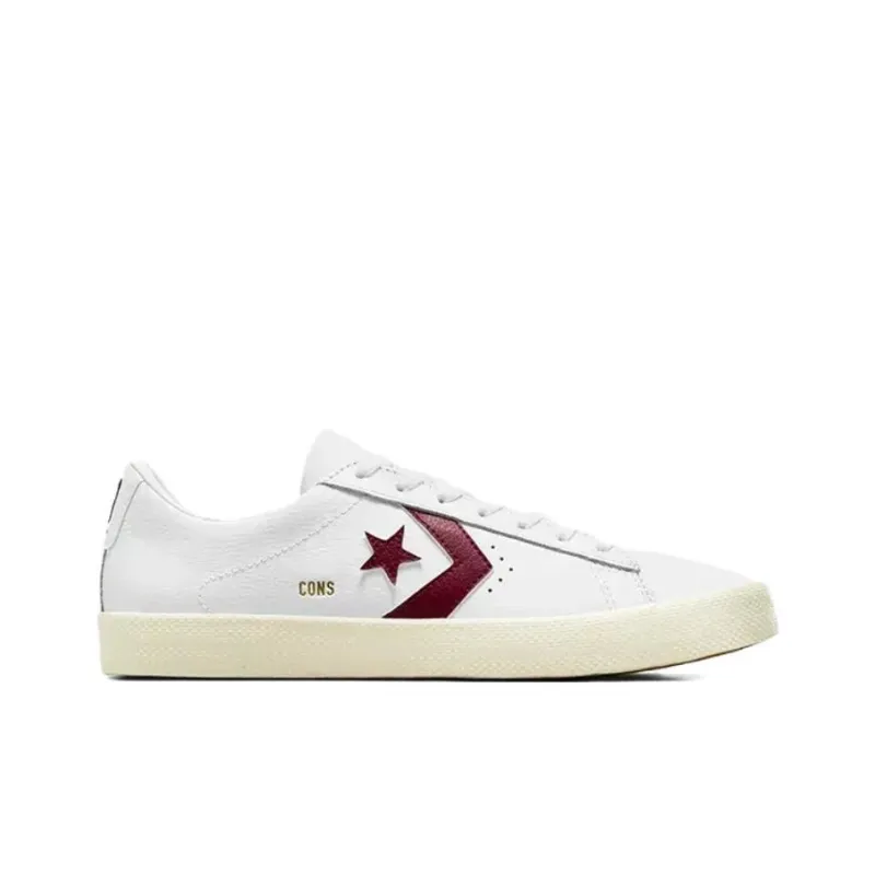 Converse Pro Leather Vulc Pro 'White Deep Bordeaux'-1