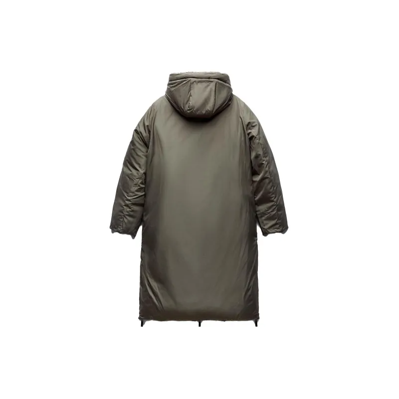 ZARA Puffer Jacket Women's Black-3