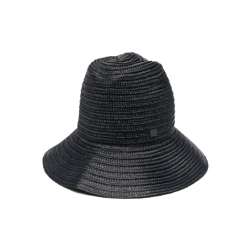 Toteme Bucket Hats Unisex Black-0