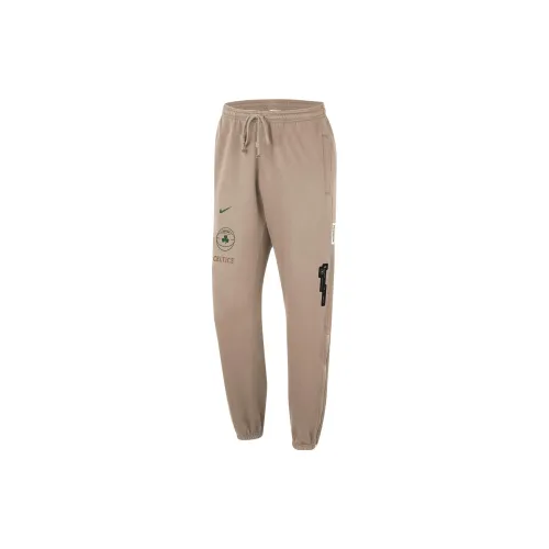 Nike Knitted Sweatpants Men Linen Brown