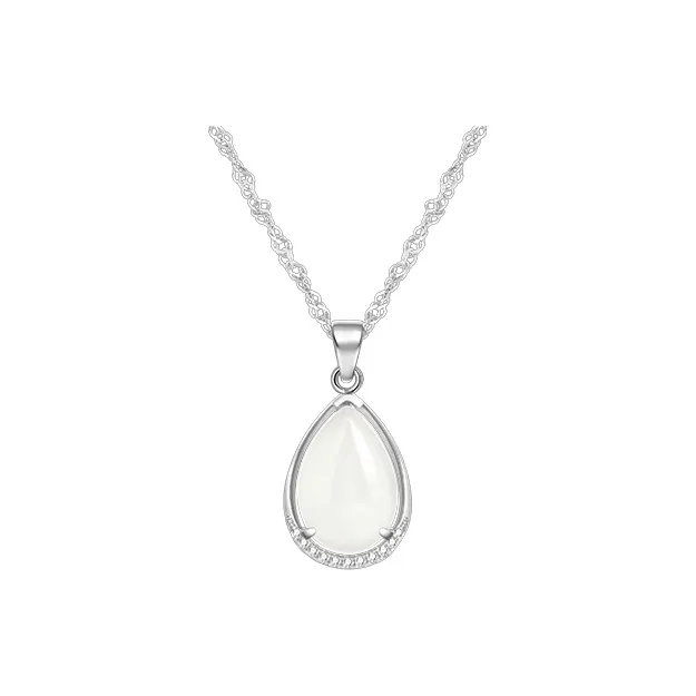 EZRA Glutinous Jade Jadeite Necklaces Unisex-0