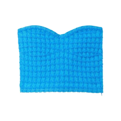 Sandro Strapless Tops Women's Blue