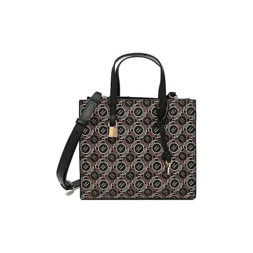 MARC JACOBS PVC Tote Bag Shopping Bag Shoulder Bag Crossbody Bag Handbag Mini Women's Black