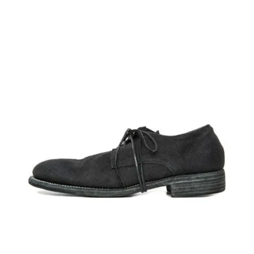 GUIDI Dress Shoes Unisex Low-Top Black